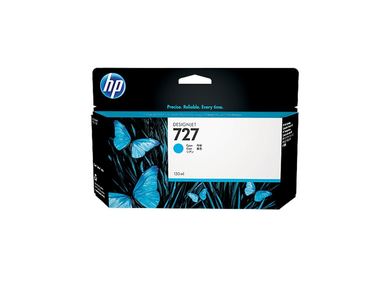 HP 727 130 ml Mavi (Cyan) Orijinal DesignJet Mürekkep Kartuşu (B3P19A)