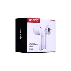 Asonic AS-TWS130 Beyaz Bluetooth TWS AirPods Mikrofonlu Kulaklık