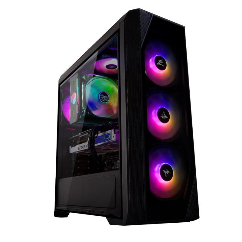 ZALMAN N5 TF Siyah ATX Mid‑Tower Kasa 4×120 mm Spectrum RGB Fan, USB 3.0, 600W PSU Dahil