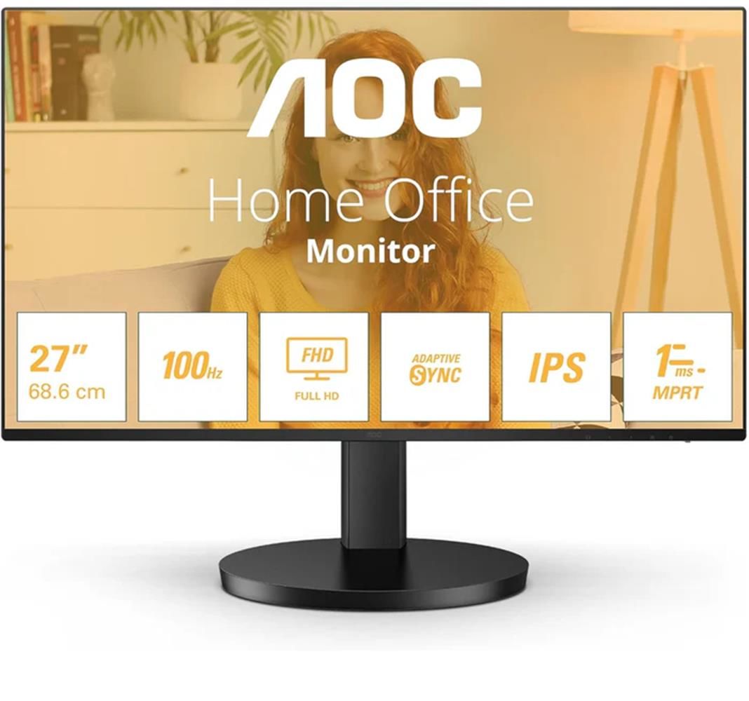 AOC 27'' 27B3HA2 FHD IPS 1ms 100Hz HDMI DP LED Monitör