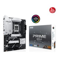 Asus Prime X870-P AMD X870 AM5 DDR5 8000MHz (OC) HDMI 2xUSB4 4xM.2 2.5GbE ATX Anakart