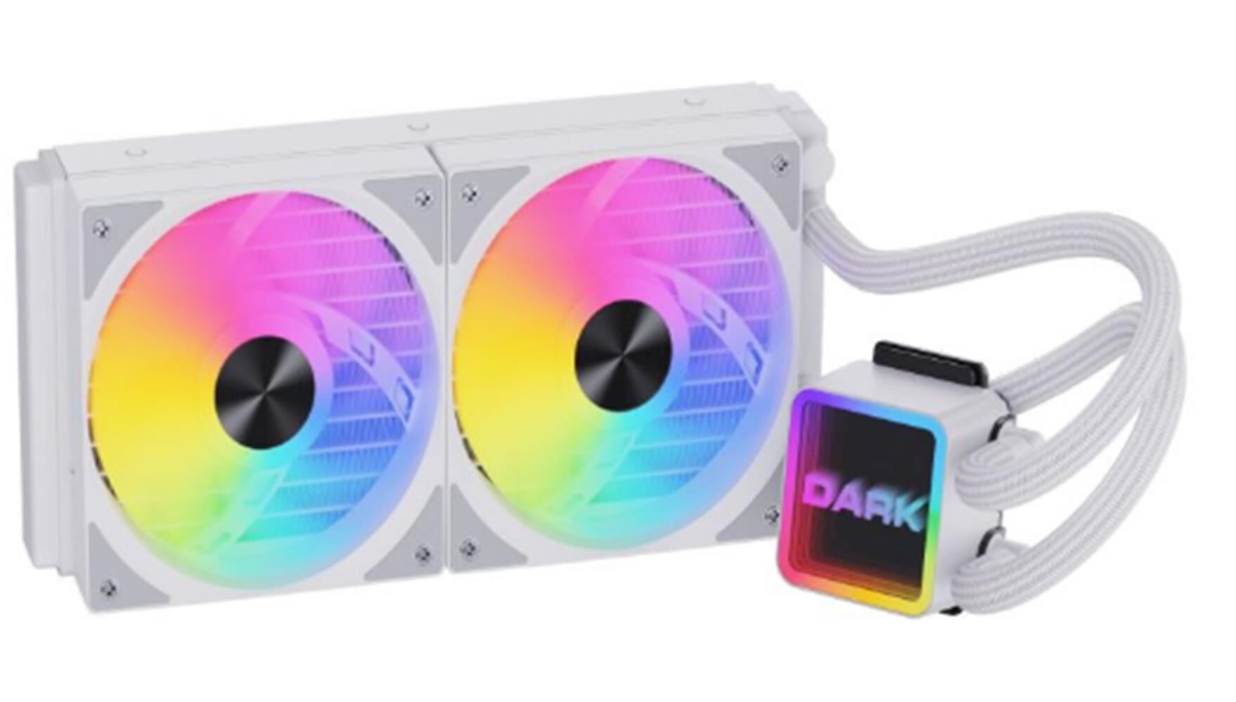 Dark Freezer W247W Beyaz 2025 Edition 240mm 250W TDP Adreslenebilir RGB (ARGB) Sıvı Soğutma Sistemi