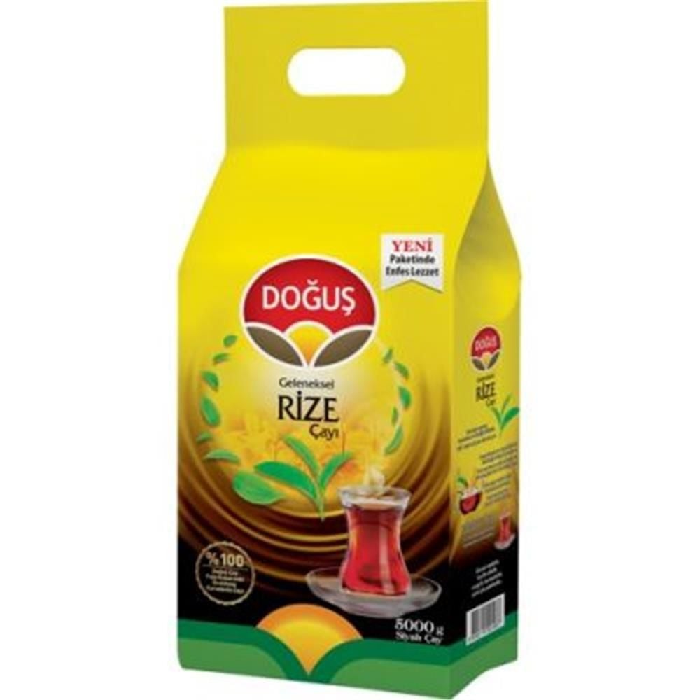 Doğuş Rize Siyah Dökme Çay 5000 g (5 kg) - Klasik Seri