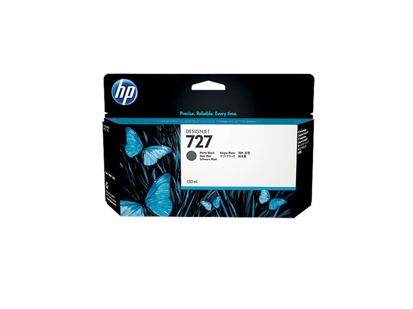 HP 727 130ml Matte Black Mat Siyah Orijinal DesignJet Mürekkep Kartuşu (B3P22A)