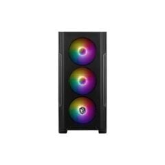 MSI MAG FORGE M100A Akrilik Yan Panel Micro‑ATX Gaming Kasa • 3×120 mm Ön + 1×120 mm Arka Auto‑RGB Fan • Mesh Ön Panel • PSU Yok • Micro‑ATX / Mini‑ITX Uyumluluğu • Siyah