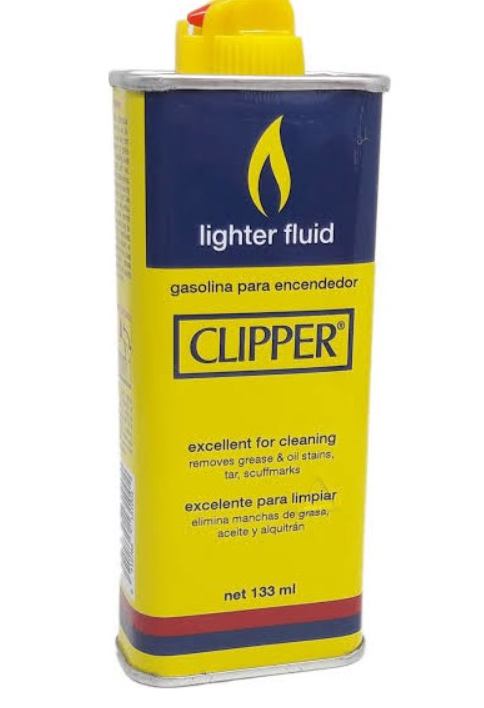 Clipper Benzin 133 ML (24’lü Paket) Çakmak Yakıtı Yüksek Saflıkta Çakmak Benzini Lighter Fluid Çoklu Paket 24 Adet 133 ML Metal Çakmak ve Refillable Çakmaklar İçin Dolum Yakıtı
