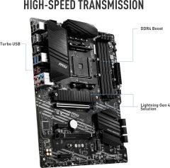 MSI B550-A Pro AM4 DDR4 Bellek 4400(OC) HDMI DP M.2 USB3.2 ATX Anakart