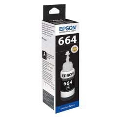 Epson T6641 Siyah (Black) Mürekkep Şişesi 70ml - L Serisi Tanklı Yazıcılar İçin