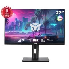 Cube PA-27V165F 27'' 2560x1440 QHD 165Hz 1ms 2xHDMI 2xDP FreeSync Pivot RGB VA Oyuncu Monitörü