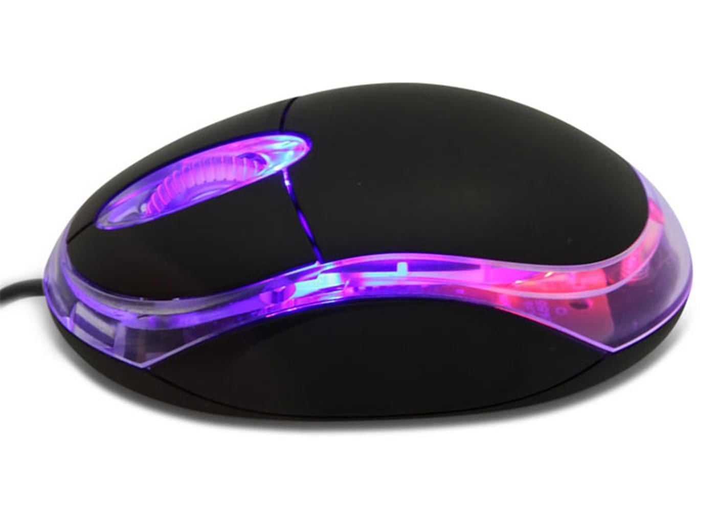 Everest KM-6809 USB Kablolu Siyah Işıklı 1000 DPI Optik Mouse