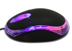 Everest KM-6809 USB Kablolu Siyah Işıklı 1000 DPI Optik Mouse