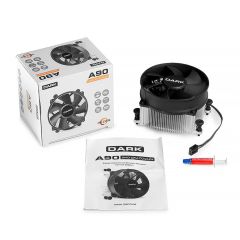 Dark DKCCA90 AM4 Ryzen Uyumluluğu 92mm Hydraulic Fan 800–2000 RPM 4‑Pin PWM Siyah 429 g İşlemci Soğutucu