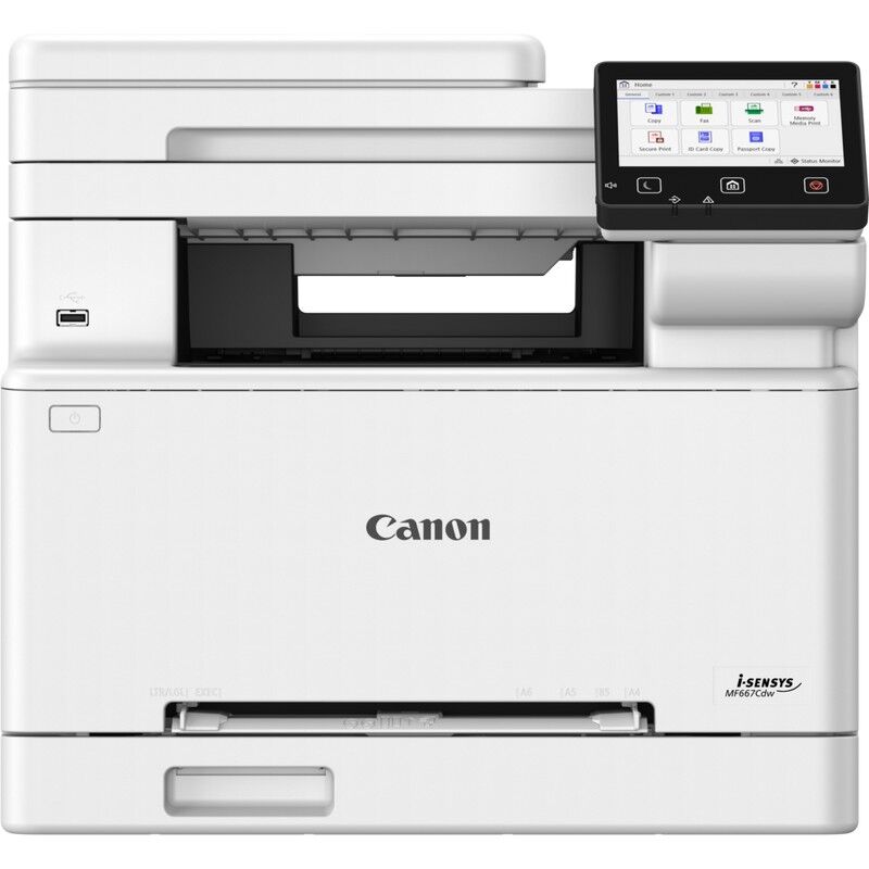 Canon i-SENSYS MF667Cdw Çok Fonksiyonlu Renkli Lazer Yazıcı (Yazıcı / Tarayıcı / Fotokopi / Faks / Dubleks / Ethernet / Wi-Fi)