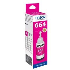 Epson 664 EcoTank Magenta (Kırmızı) Mürekkep Şişesi 70 ml - T6643