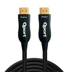Qport Q-HDMI253 25 Metre HDMI v2.0 4K 60Hz Aktif Yönlü (Chipsetli) Görüntü ve Ses Kablosu