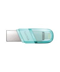 SanDisk iXpand Flash Drive Flip 128GB Lightning + USB Type-A USB 3.1 Gen 1 Mint (Sea Green) Flash Bellek
