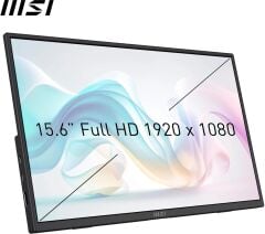 MSI 15.6'' PRO MP165 E6 Flat IPS 4ms Portatif Siyah FHD Monitör