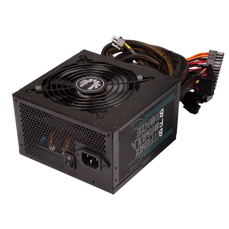 BITFENIX BP‑BPAB600ALNN‑9R BPA Series 600 W 80+ Bronze Sertifikalı ATX PSU – 0.99 APF, 120 mm Sessiz Fan, Sabit Kablo Yapısı