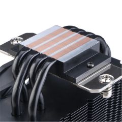 Akasa AK‑CC4021HP01 Alucia H4 Plus AMD/Intel LGA 1700 AM5 AM4 LGA115x LGA1200 LGA20XX Uyumlu 120 × 120 mm PWM Fanlı 4× Bakır Heatpipe 185 W TDP İşlemci Hava Soğutucu (643,7 g, 148×120×92 mm, Hydro Dynamic Bearing)