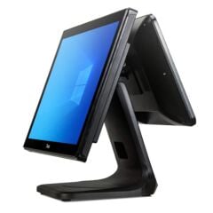 TIWOX TP-7650D 18.5'' i7 5.Nesil 8GB RAM 128GB NVMe SSD Dokunmatik POS PC + 13.2'' Müşteri Ekranı