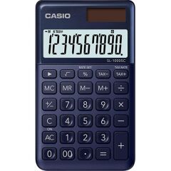 Casio SL-1000SC-NY Lacivert Cep Tipi 10 Haneli Fonksiyonel Hesap Makinesi