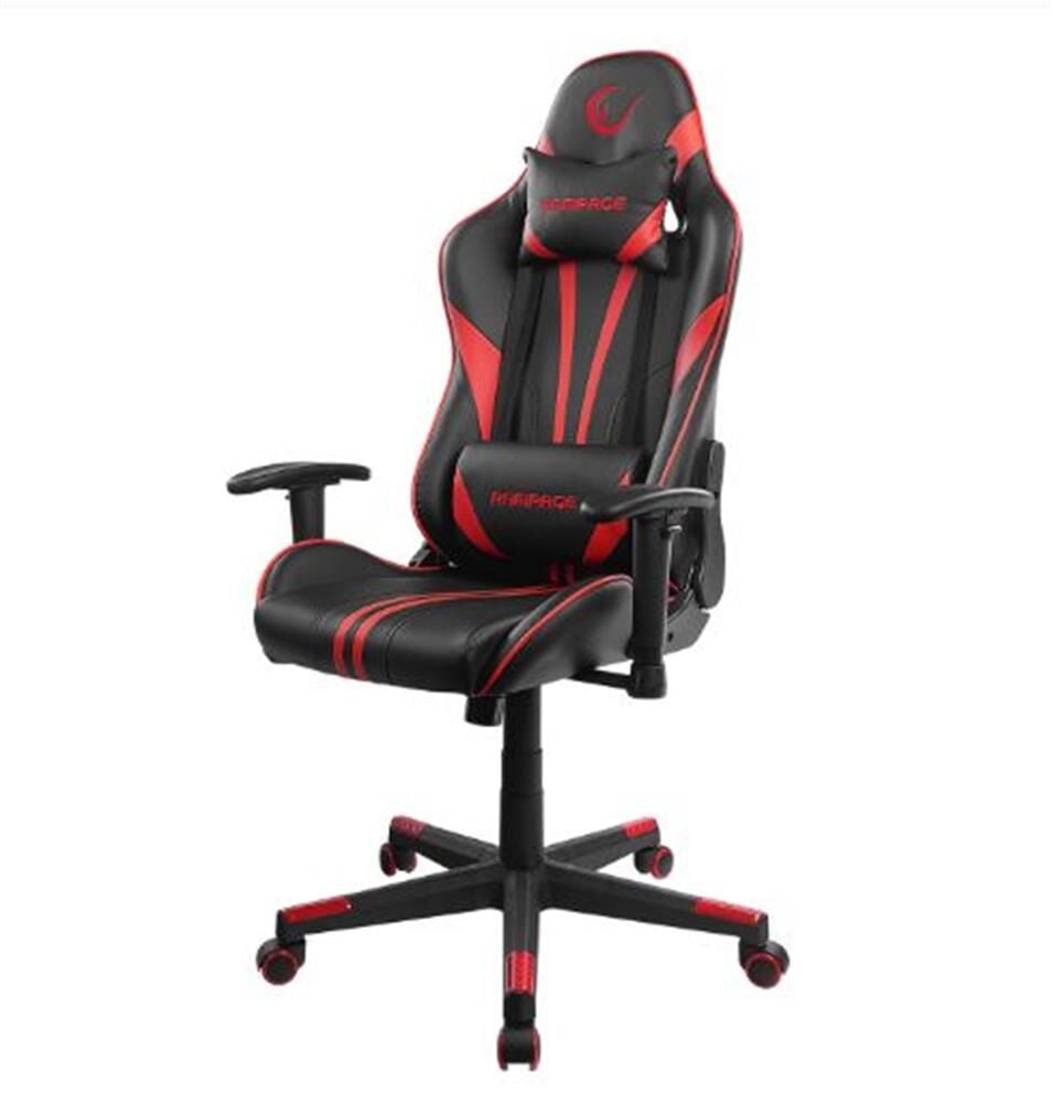 Rampage KL-R17 TITAN Kırmızı-Siyah 180 Derece Yatan 3D Kolçaklı Profesyonel Oyuncu Koltuğu