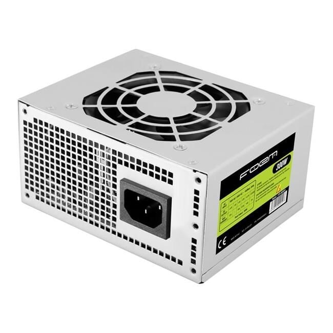 FOEM FPS‑M30F8 SLIM 8 cm Fan 300 W Slim ATX Micro ATX Güç Kaynağı (Active PFC, 100×125×64 mm)