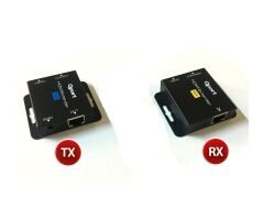 Qport Q-HEX2 HDMI Extender Tek CAT6 Kablo ile 60 Metre Full HD Görüntü Aktarıcı Set