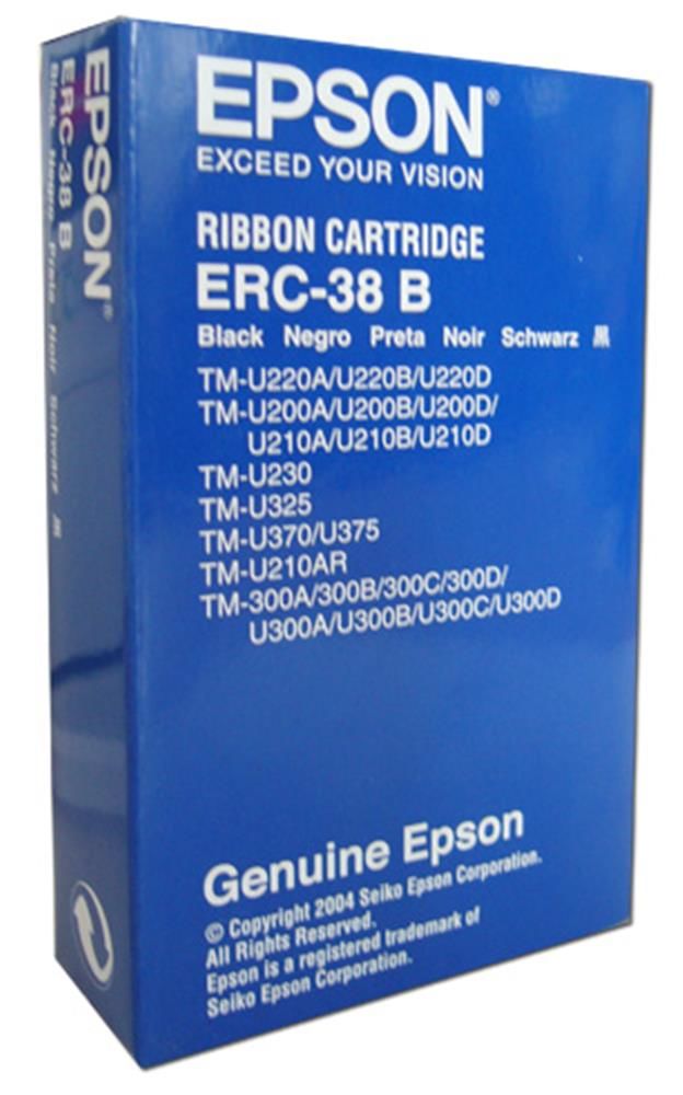 Epson ERC-38 (B) S015374 Siyah Orijinal Şerit (Ribbon)