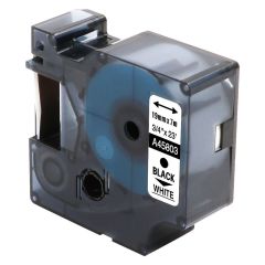 DYMO S0720830 D1 Yedek Şerit 19mm x 7m Beyaz Üzeri Siyah (45803)