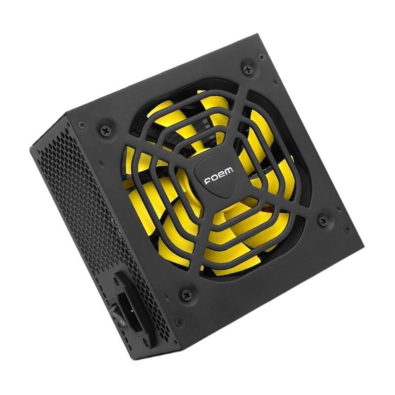 FOEM FPS‑G40F12 400W ATX12V 2.3 Uyumluluk 120 mm Fan 5×SATA 3×Molex 6+2 pin PCI‑E CE/CCC Korumalı Power Supply (400W)