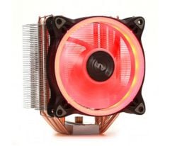 Dark Freezer X124 Intel LGA115X/1150/1151/1155/1156/1366/2011/2011‑v3/2066 & AMD AM2/AM2+/AM3/AM3+/AM4/AM5 Uyumlu 120 mm Mavi / Kırmızı Halka LED Hydrodynamic Bearing Fan 5×6 mm Heat‑Pipe Direct‑Contact Alüminyum Kanatlı İşlemci Soğutucu