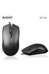 A4 TECH OP-760 USB SİYAH V-TRACK 1000 DPI MOUSE