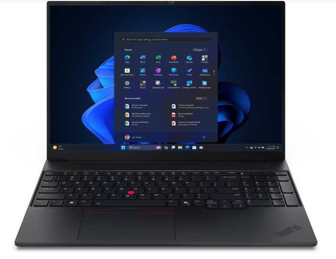 Lenovo ThinkPad E16 Gen 3 21XX Intel Core Ultra 5 225U 32GB DDR5 RAM 1TB NVMe SSD 16'' WUXGA Windows 11 Pro Notebook