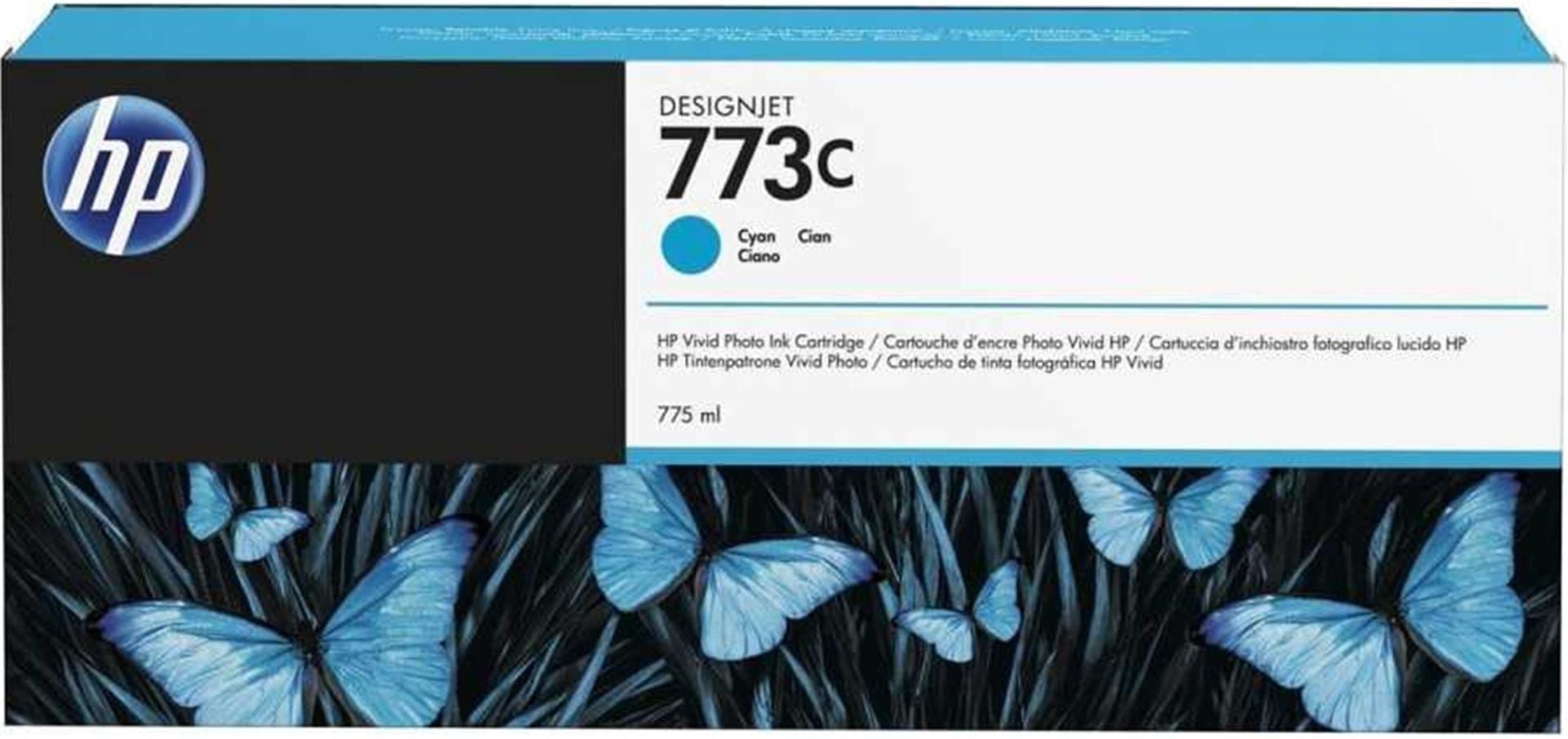 HP 773C Cyan (Mavi) 775 ml Orijinal DesignJet Plotter Mürekkep Kartuşu (C1Q42A)