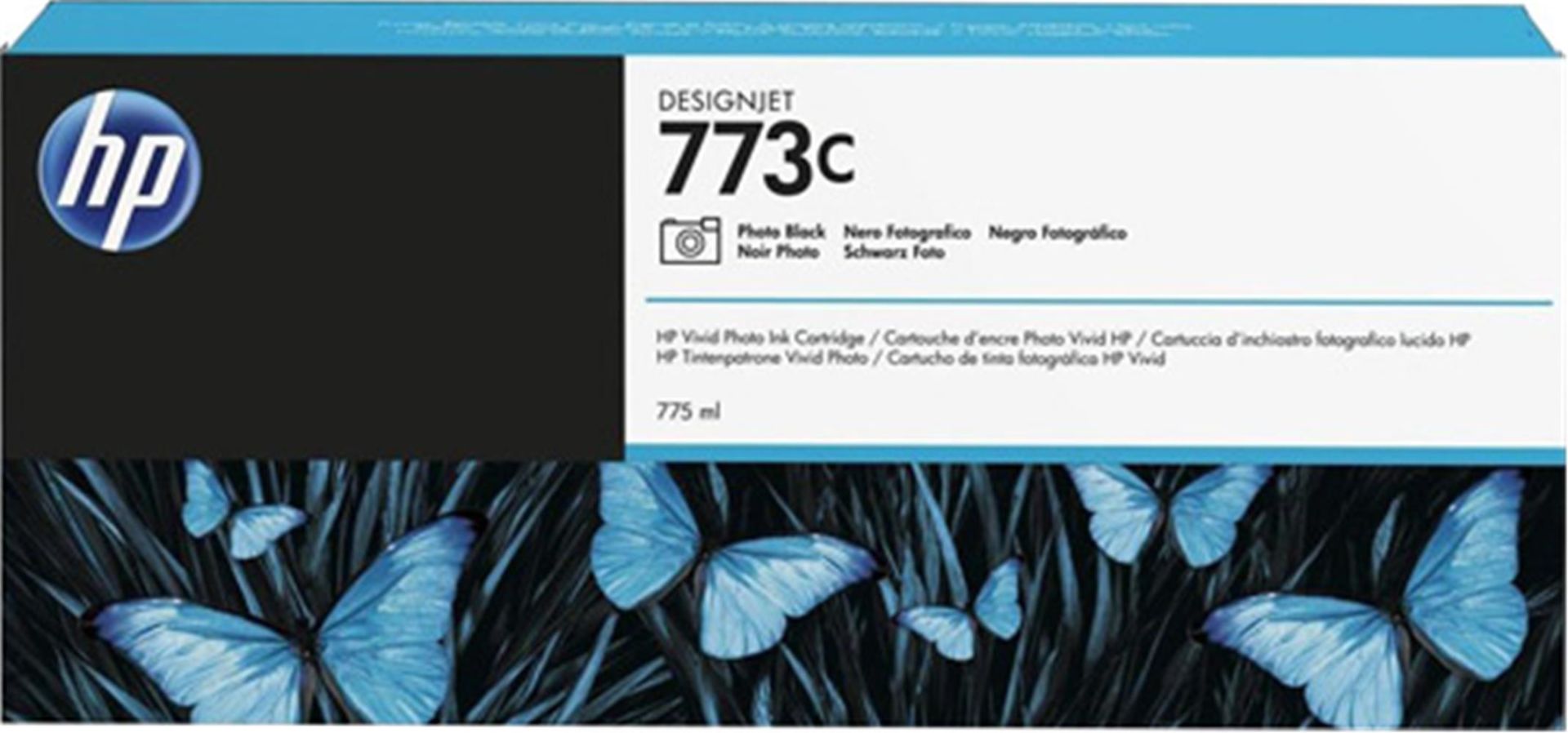 HP 773C Fotoğraf Siyahı (Photo Black) 775 ml Orijinal DesignJet Plotter Mürekkep Kartuşu (C1Q43A)