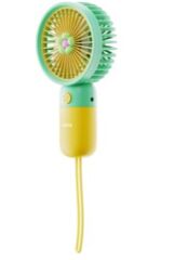 Asonic AFN24 250mAh USB Şarjlı 1 Hız Kademeli Elde Taşınabilir Masaüstü Mini Fan Yeşil