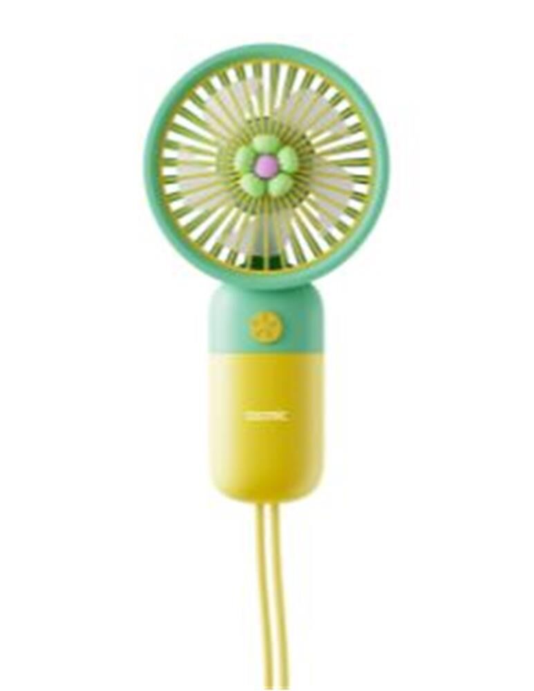 Asonic AFN24 250mAh USB Şarjlı 1 Hız Kademeli Elde Taşınabilir Masaüstü Mini Fan Yeşil