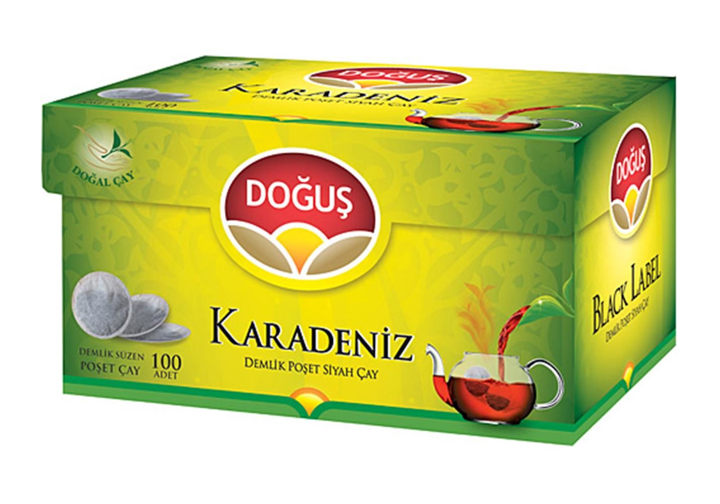 Doğuş Karadeniz Bergamot Aromalı Demlik Poşet Çay 100 Adet x 3,2 g (320 g)