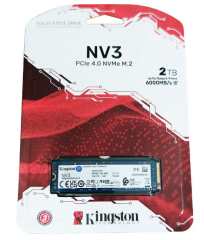 KINGSTON NV3 SNV3S/2000G 2TB NVMe M.2 2280 SSD 6000/5000MB/s PCIe Gen4x4 Yüksek Hızlı NVMe Solid State Drive