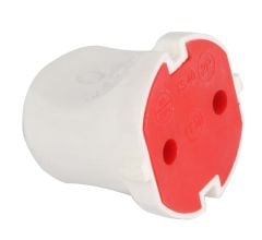 Mutlusan Plus Serisi Topraklı Dişi Fiş Beyaz (001 170 060001 00 00)