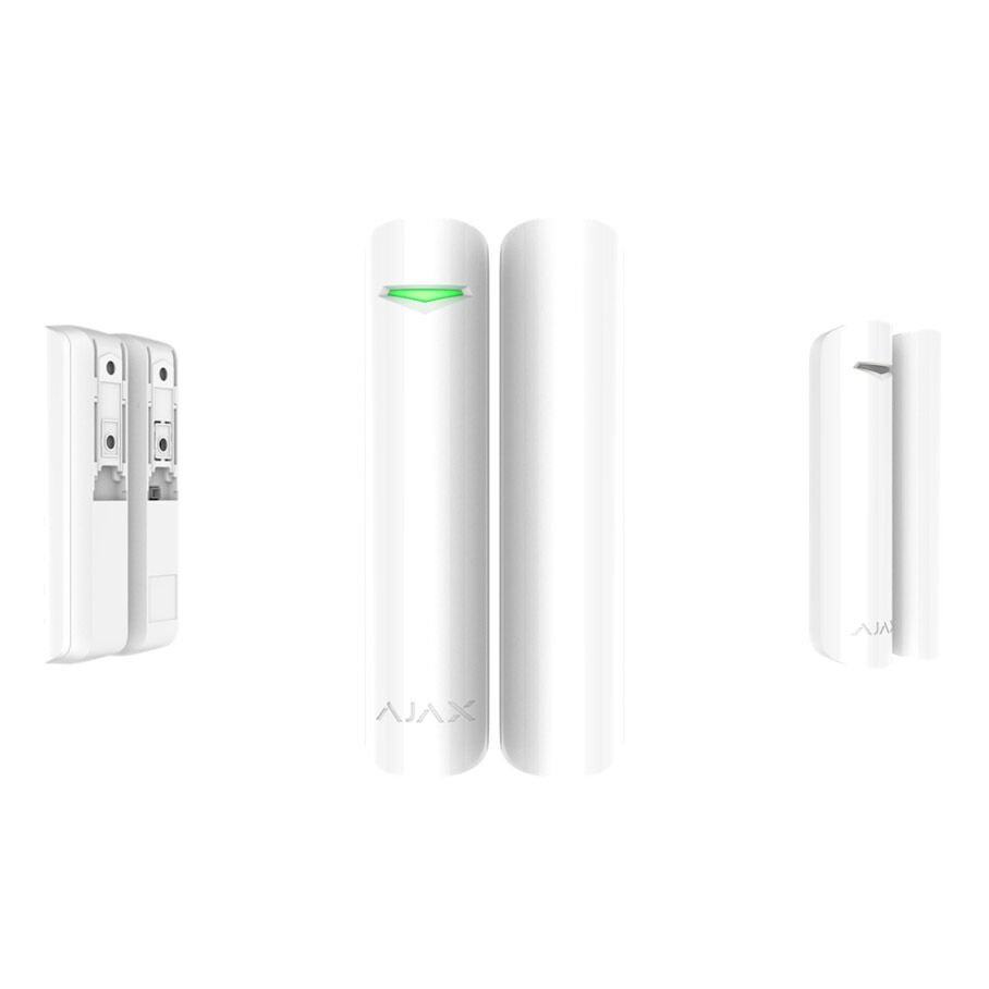 Ajax DoorProtect Plus Kablosuz Darbe ve Eğim Sensörlü Manyetik Kapı/Pencere Dedektörü (Beyaz)