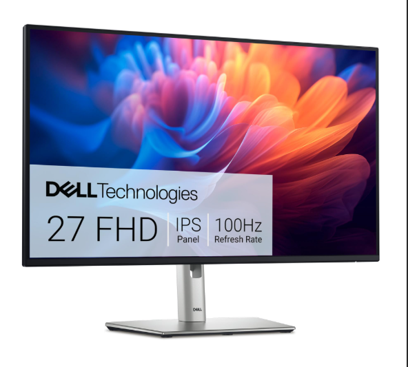 DELL P2725H 27'' 100Hz Pivot DP HDMI VGA Yükseklik Ayarlı IPS Monitör 3 Yıl Garanti Full HD Profesyonel Ofis Monitörü Ergonomik Ekran