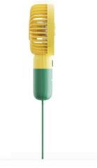 Asonic AFN24 250mAh USB Şarjlı Elde Taşınabilir Masaüstü Mini Fan Yeşil