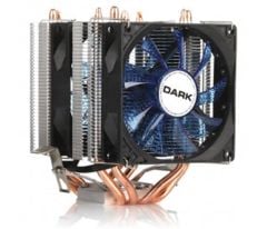 Dark Freezer X94 2025 Edition DKCCX94BL Intel LGA1700 & AMD AM5 Uyumlu 110W TDP Direct Contact 2x 92 mm FRGB LED Fan 48 CFM 2x Bakır Isı Borusu 35–38 Alüminyum Kanat İşlemci Soğutucu Siyah