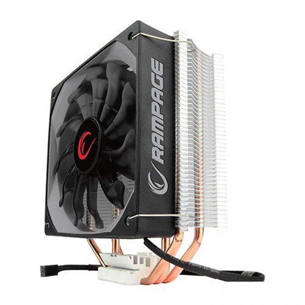 Everest Rampage Wind Chill‑320 Socket AM4 / 2011 120 × 120 × 25 mm Sessiz Fan CPU Soğutucu (Crab‑Leg Fan, Bakır Isı Boruları, Alüminyum Şasi)