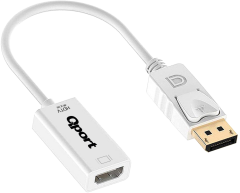 Qport Q-DP-HDB DisplayPort (Male) to HDMI (Female) 4K Destekli Dönüştürücü Adaptör