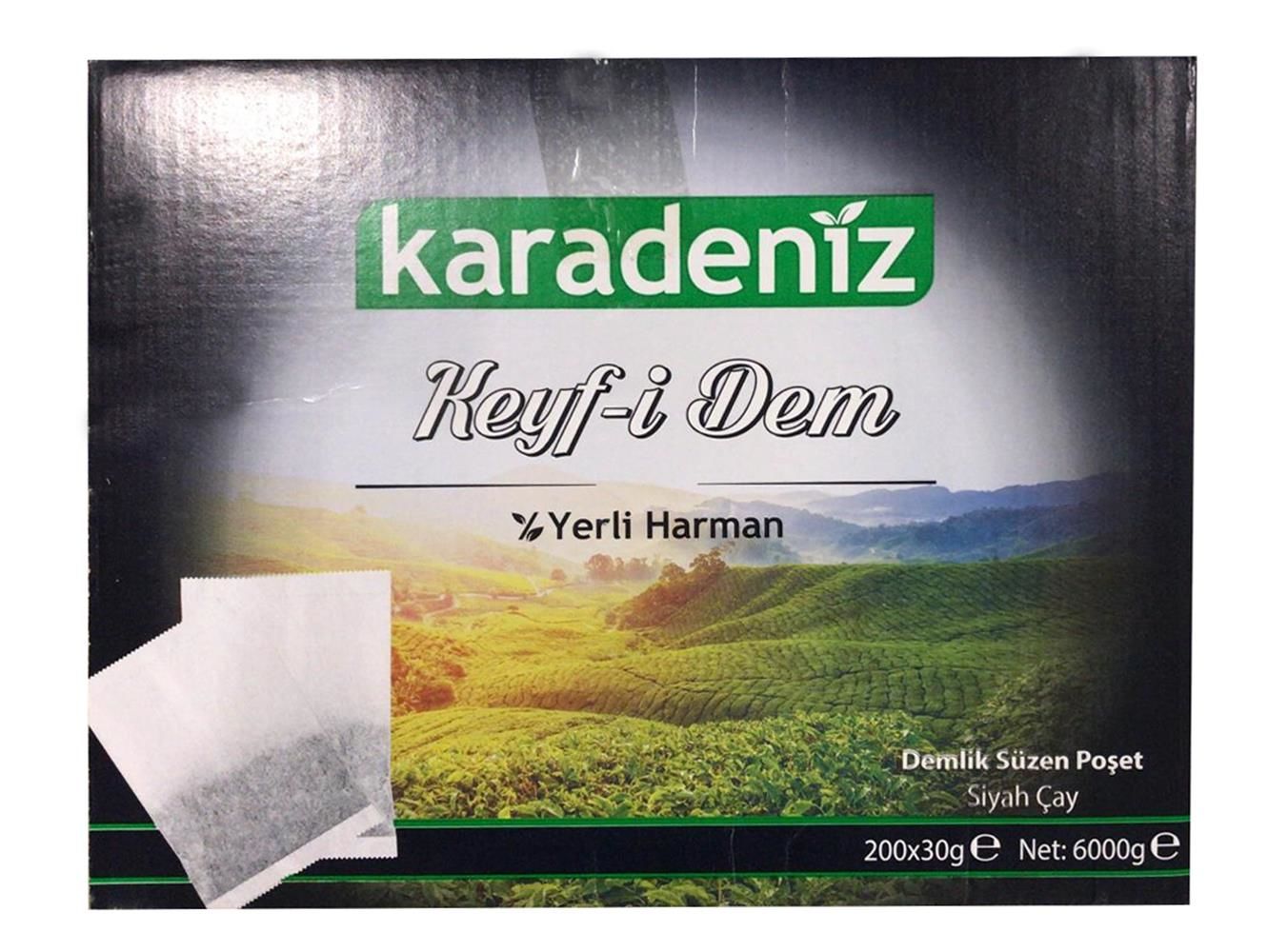 Doğuş Keyf-i Dem Demlik Poşet Çay (EDT) 200 Adet x 30 g (6 kg)