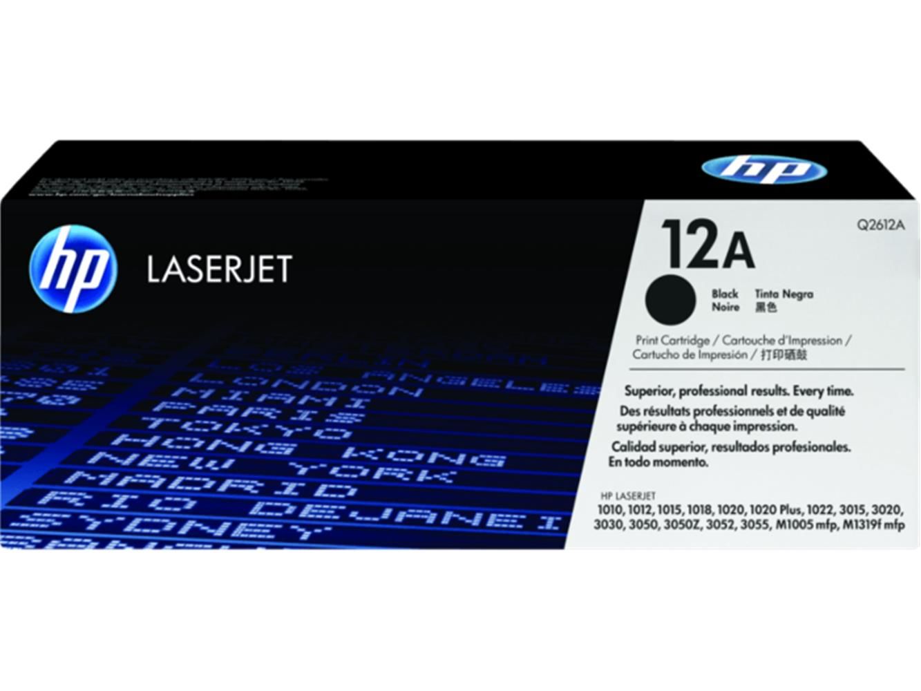 HP 12A Black (Siyah) LaserJet Toner Kartuşu (Q2612A)