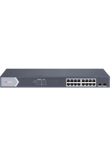 Hikvision DS-3E0518P-E-M 16 Port 10-100-1000 Mbps POE Gigabit Switch